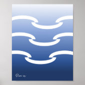 "Eintauchen" V.2 Poster (Vorne)