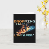 Eintauchen wie ein Pro Karte (Gelbe Blume)