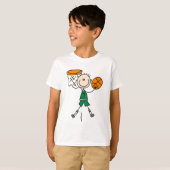 Eintauchende Jungen-Basketball-T-Shirts und T-Shirt (Vorne ganz)
