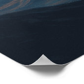 Eintauchende Traumlandschaft der Einsamkeit | Surr Poster (Ecke)