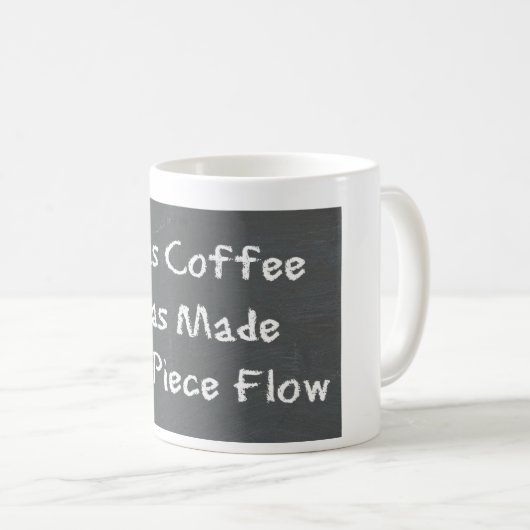 Einteiliger Fluss-Kaffee Kaffeetasse (VorderseiteRechts)
