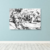 Einter Weltkrieg gewickelte Leinwand (Insitu (Holzboden))