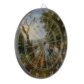 Eintrag der Tiere in die Arche Noah (Brueghel) Dartscheibe (Vorderseite Links)