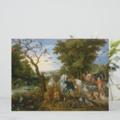 Eintrag der Tiere in die Arche Noah (Brueghel) Karte (Stehend Vorderseite)