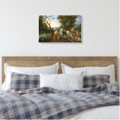 Eintrag der Tiere in die Arche Noah (Brueghel) Leinwanddruck (Insitu (Schlafzimmer))