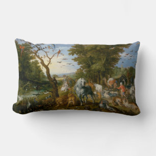 Eintrag der Tiere in die Arche Noah (Brueghel) Lendenkissen