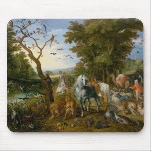 Eintrag der Tiere in die Arche Noah (Brueghel) Mousepad