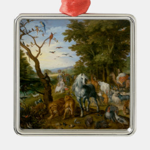 Eintrag der Tiere in die Arche Noah (Brueghel) Ornament Aus Metall