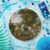Eintrag der Tiere in die Arche Noah (Brueghel) Pappteller (Party)