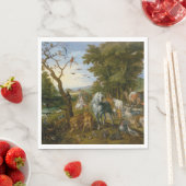 Eintrag der Tiere in die Arche Noah (Brueghel) Serviette (Beispiel)