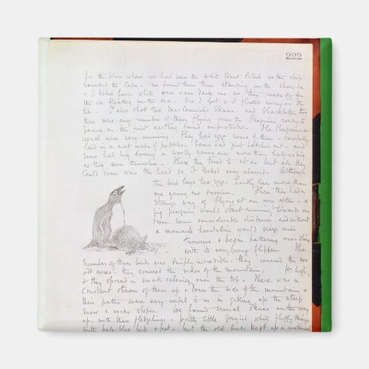 Eintrag für den 9. Januar 1902 Magnet (Vorne)