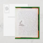 Eintrag für den 9. Januar 1902 Postkarte (Vorne/Hinten)