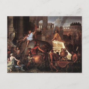 Eintrag von Alexander in Babylon Postkarte