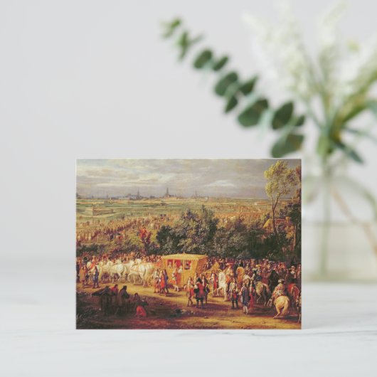 Eintrag von Louis XIV und Marie-Therese von Postkarte (Stehend Vorderseite)