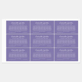 Einträge für benutzerdefinierte Farbskriptlinien L Etiketten (Blatt)