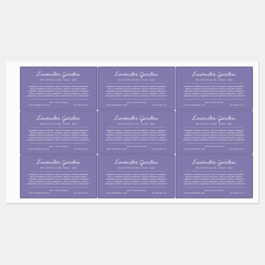 Einträge für benutzerdefinierte Farbskriptlinien L Etiketten (Blatt)