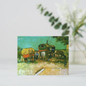 Eintreten für Sinti und Roma Van Gogh Fine Art Postkarte (Stehend Vorderseite)