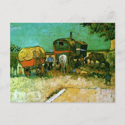 Eintreten für Sinti und Roma Van Gogh Fine Art Postkarte (Vorderseite)