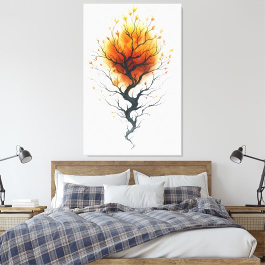 Eintritt in das Reich Leinwanddruck (Insitu (Schlafzimmer))