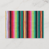 Eintritt in den Empfang Nuestra Boda Visitenkarte (Rückseite)