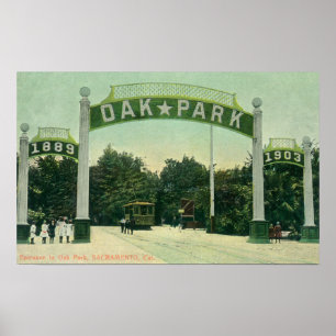 Eintritt in den Oak Park View Poster