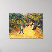 Eintritt in den öffentlichen Park von Vincent van  Leinwanddruck (Vorderseite)