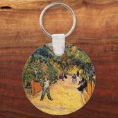 Eintritt in den öffentlichen Park von Vincent van  Schlüsselanhänger (Vorderseite)