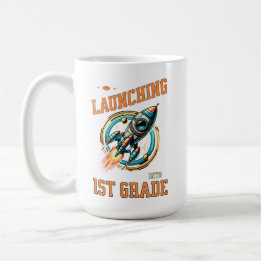 Eintritt in die 1. Klasse - Zurück zur Schule Kaffeetasse