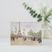 Eintritt in die Ausstellung Universelle, 1889 Postkarte (Stehend Vorderseite)