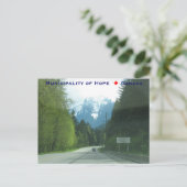 Eintritt in die Gemeinde Hope Canada Postkarte (Stehend Vorderseite)