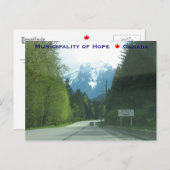 Eintritt in die Gemeinde Hope Canada Postkarte (Vorne/Hinten)
