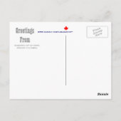 Eintritt in die Gemeinde Hope Canada Postkarte (Rückseite)