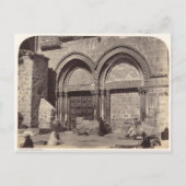 Eintritt in die Kirche des Heiligen Sepulchers Postkarte (Vorderseite)