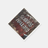 Eintritt in die Sleepy Hollow Serviette (Ecke)