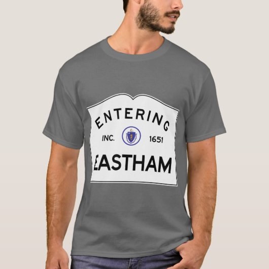 Eintritt in Eastham Massachusetts Commonwealth of T-Shirt (Vorderseite)