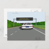 Eintritt in NJ Erhöhen Sie die Meds Postkarte (Vorne/Hinten)