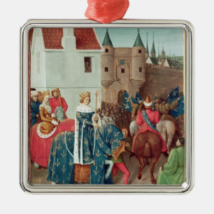 Eintritt in Paris von König Jean II Le Bon Ornament Aus Metall