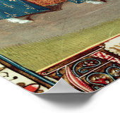 Eintritt in Paris von König Jean II. Le Bon Poster (Ecke)