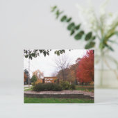 Eintritt, Pierce Park im Herbst, Appleton, WI Postkarte (Stehend Vorderseite)