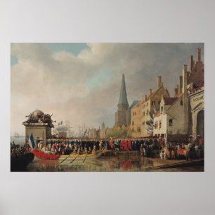 Eintritt von Bonaparte, als zuerst Konsul Poster