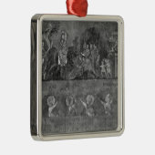 Eintritt von Jesus in Jerusalem Silbernes Ornament (Rechts)