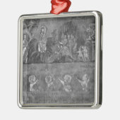 Eintritt von Jesus in Jerusalem Silbernes Ornament (Links)