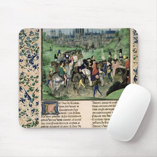 Eintritt von jungem Louis II von Anjou in Paris Mousepad (Mit Mouse)
