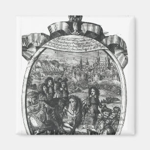 Eintritt von König Louis XIV in Straßburg Magnet
