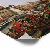 Eintritt von Napoleon I in Venedig, 1807 Poster (Ecke)