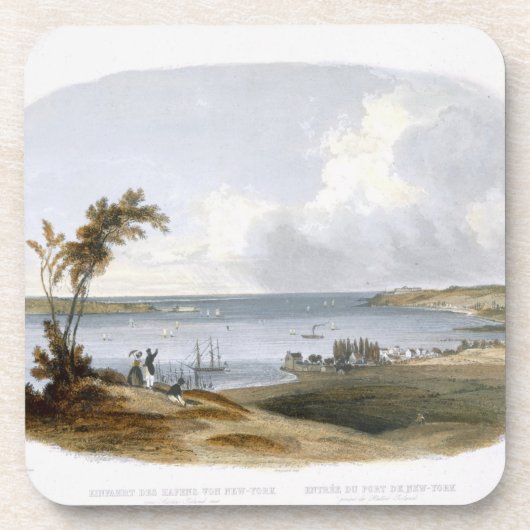 Eintritt zur Bucht von New York genommen von Untersetzer (Vorderseite)