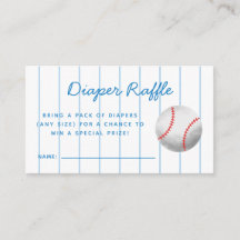 Eintrittskarte für das Baseball Sports Baby Duschk