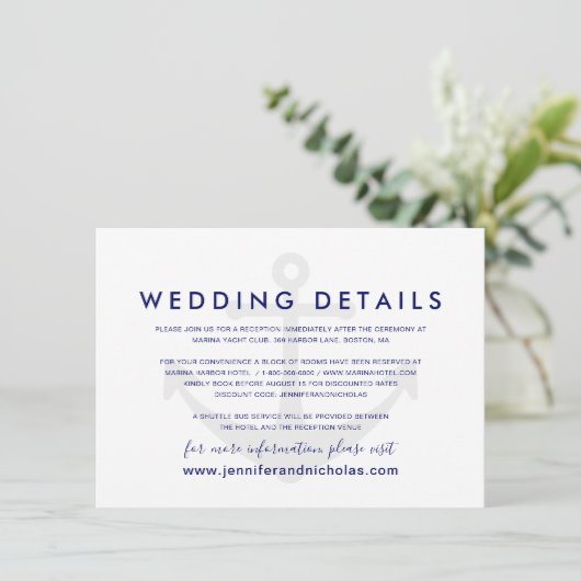 Eintrittskarte für das Nautische Ankerhochgehen Begleitkarte (Stehend Vorderseite)