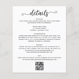 Eintrittskarte für die Hochzeitdetails