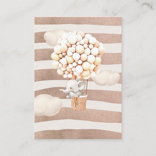 Eintrittskarte für Elephant Diaper Begleitkarte (Rückseite)